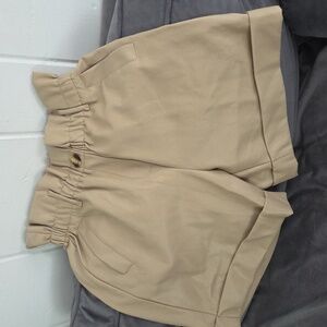 Noize Tan Buttery Soft Vegan Leather Shorts